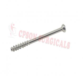 Cannulated Cancellous Screw (Partly Thread), Ø4mm Stainless Steel